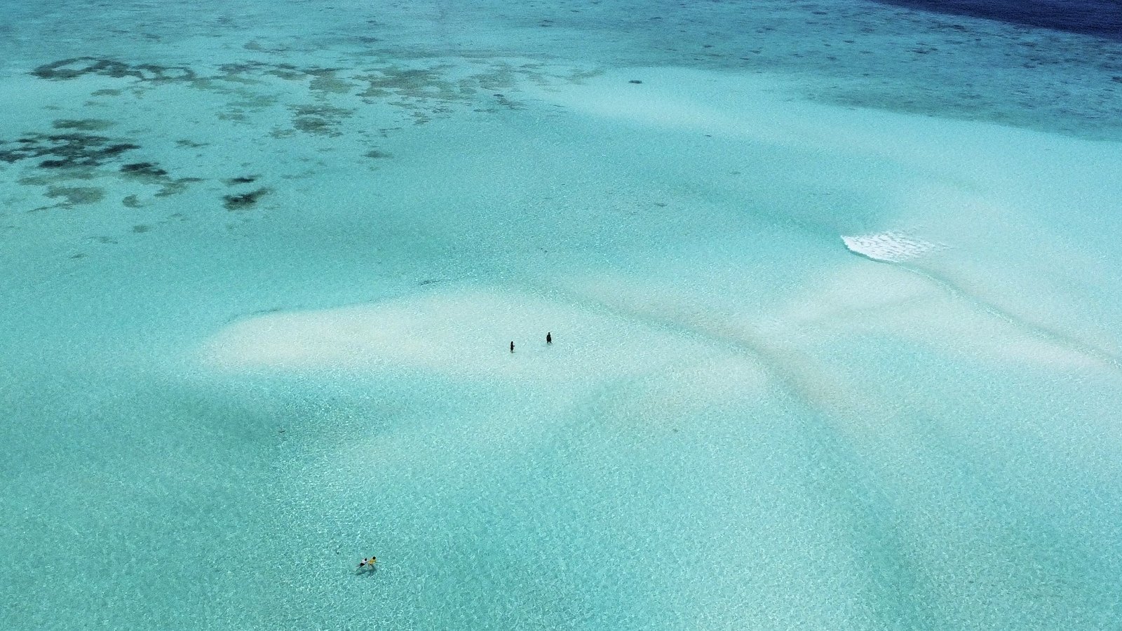 Bikini Beach de Guraidhoo desde el aire Seguro de viaje para Maldivas