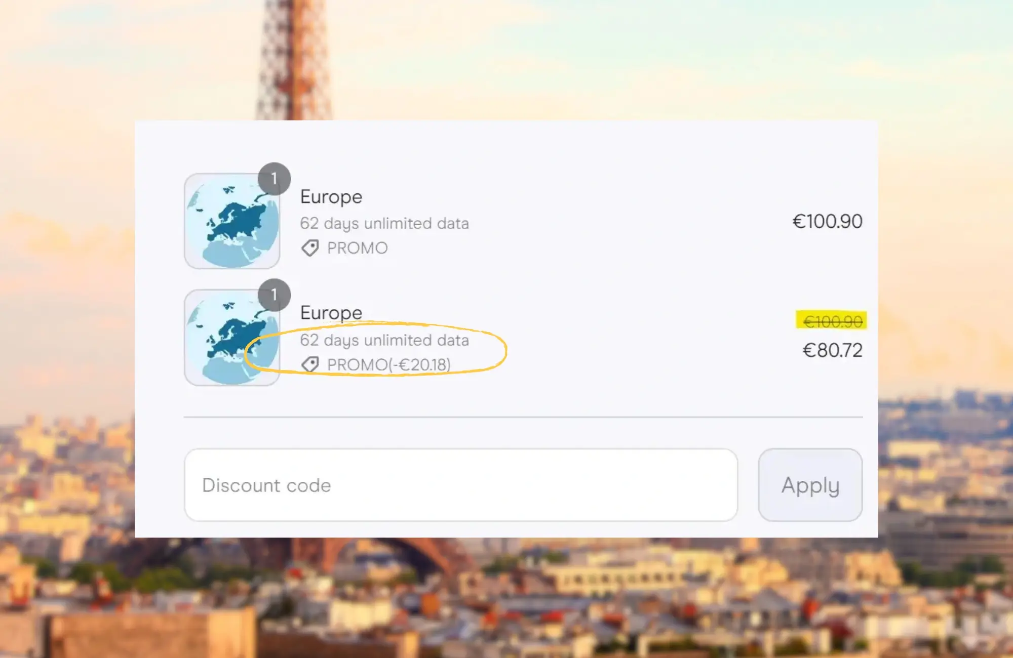 código descuento Holafly