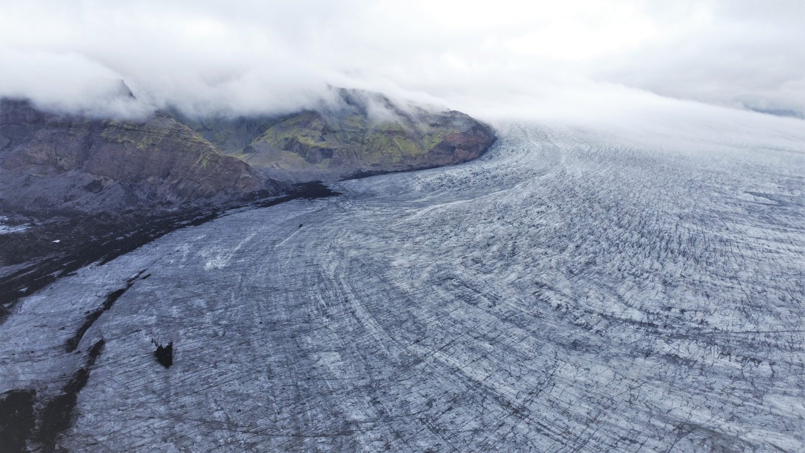 Glaciar Katla Rutas de senderismo Thakgil, camping Thakgil
