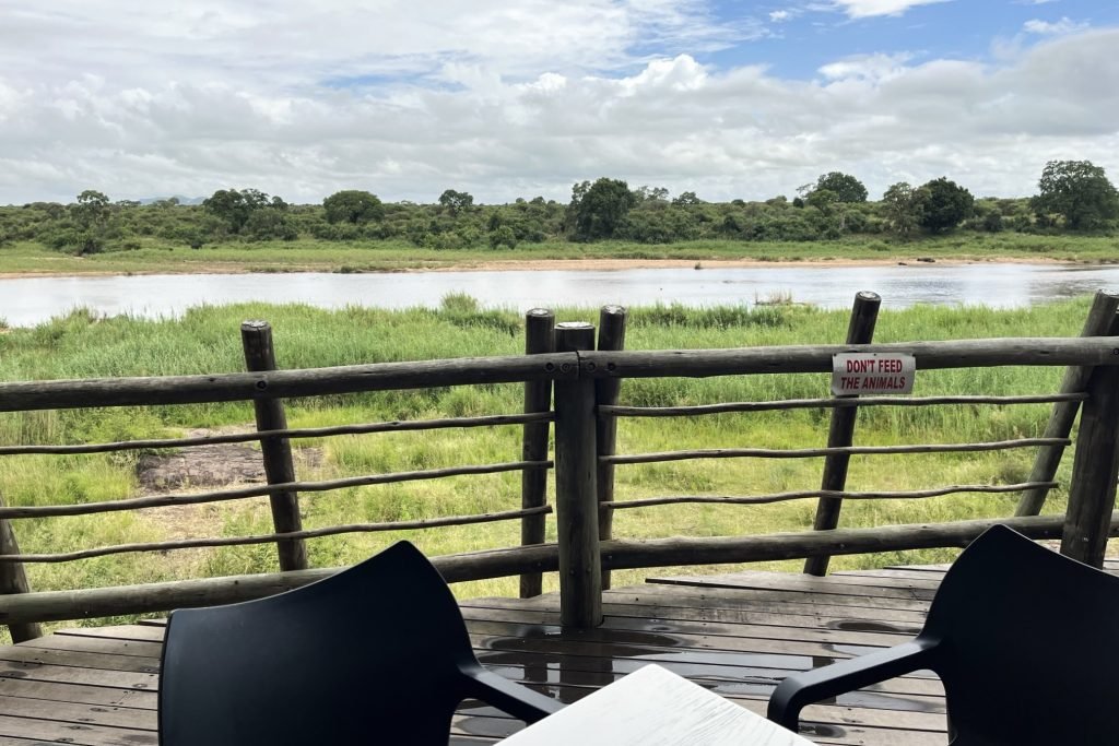 vistas desde el Restaurante de Lower Sabie dentro del Kruger