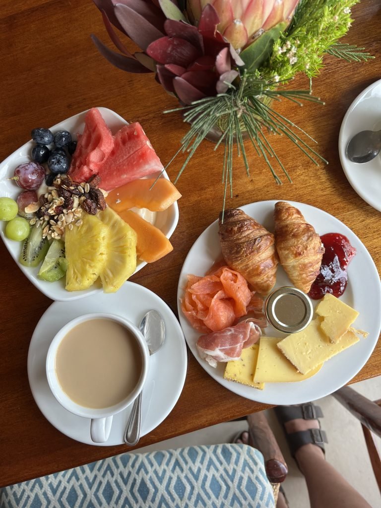 desayuno en Fig Tree restaurant, De Hoop