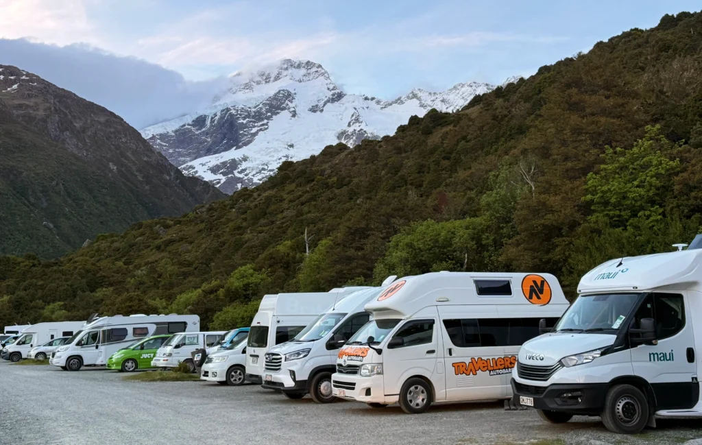 como son los campings en Nueva Zelanda