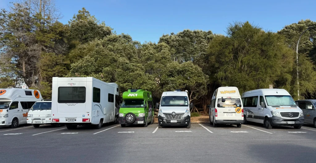 como son los campings en Nueva Zelanda