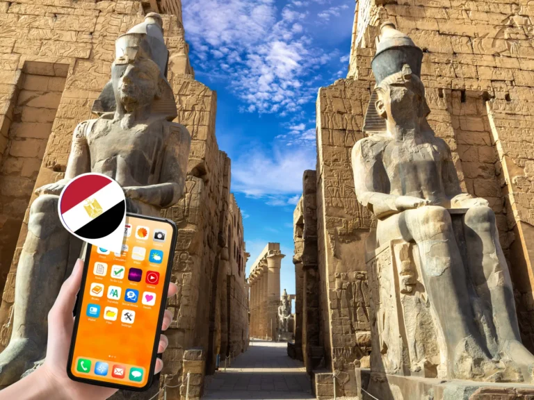 como tener internet en Egipto