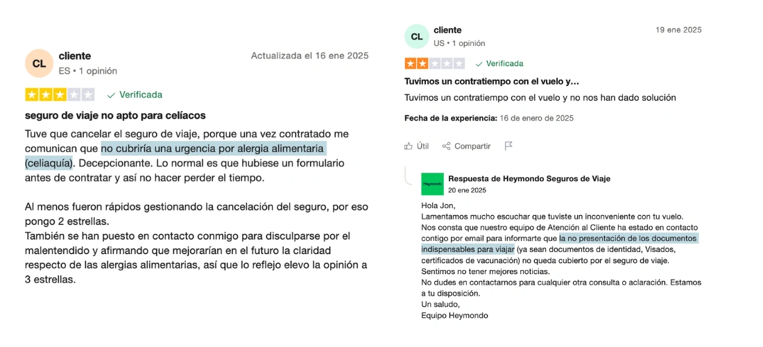 heymondo opiniones seguro de viaje
