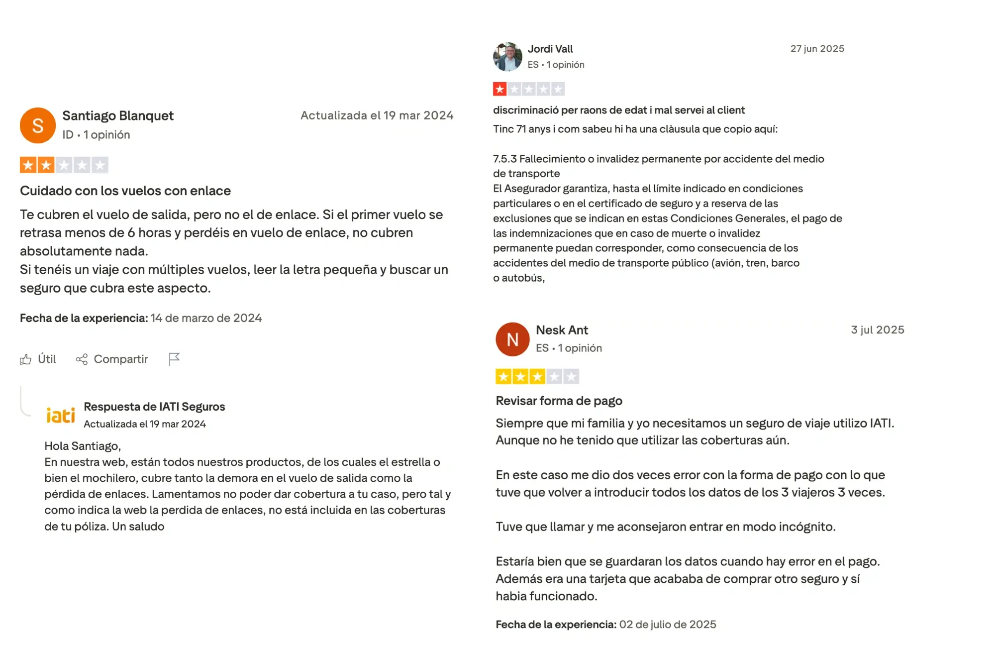 criticas-iati opiniones iati seguros