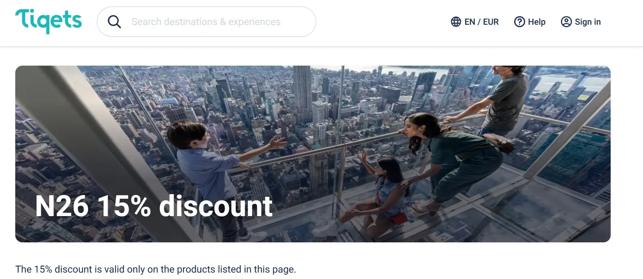 codigo descuento tiqets