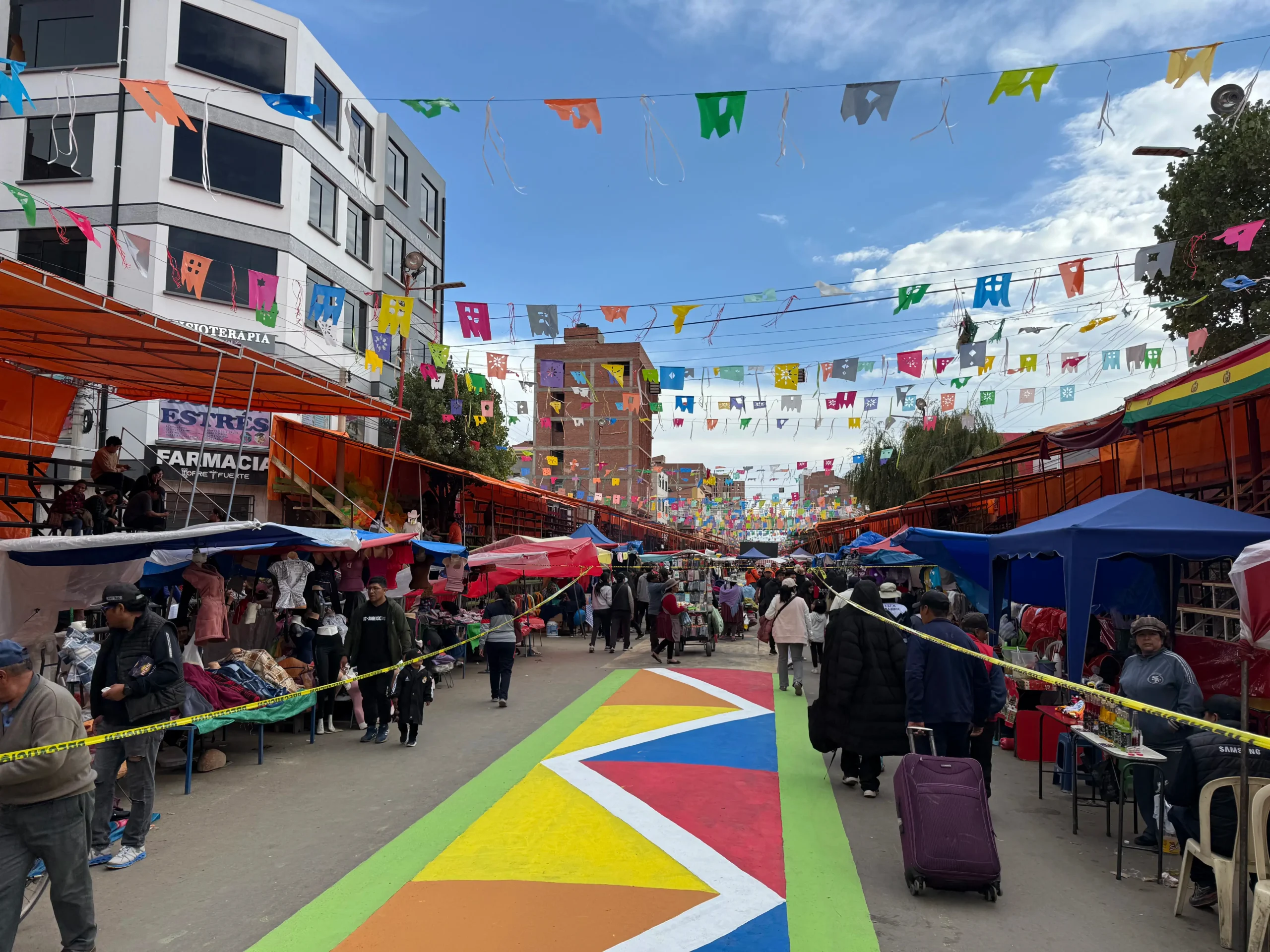 compra graderías carnaval de Oruro