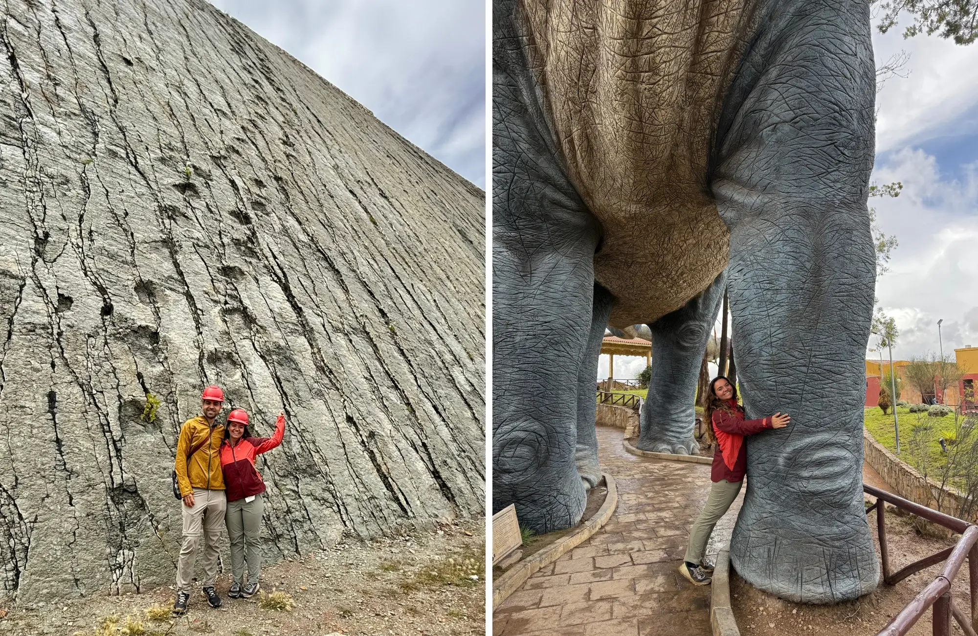 sucre-dinosaurios-Cal-Orcko Huellas de dinosaurio, yacimiento en Bolivia