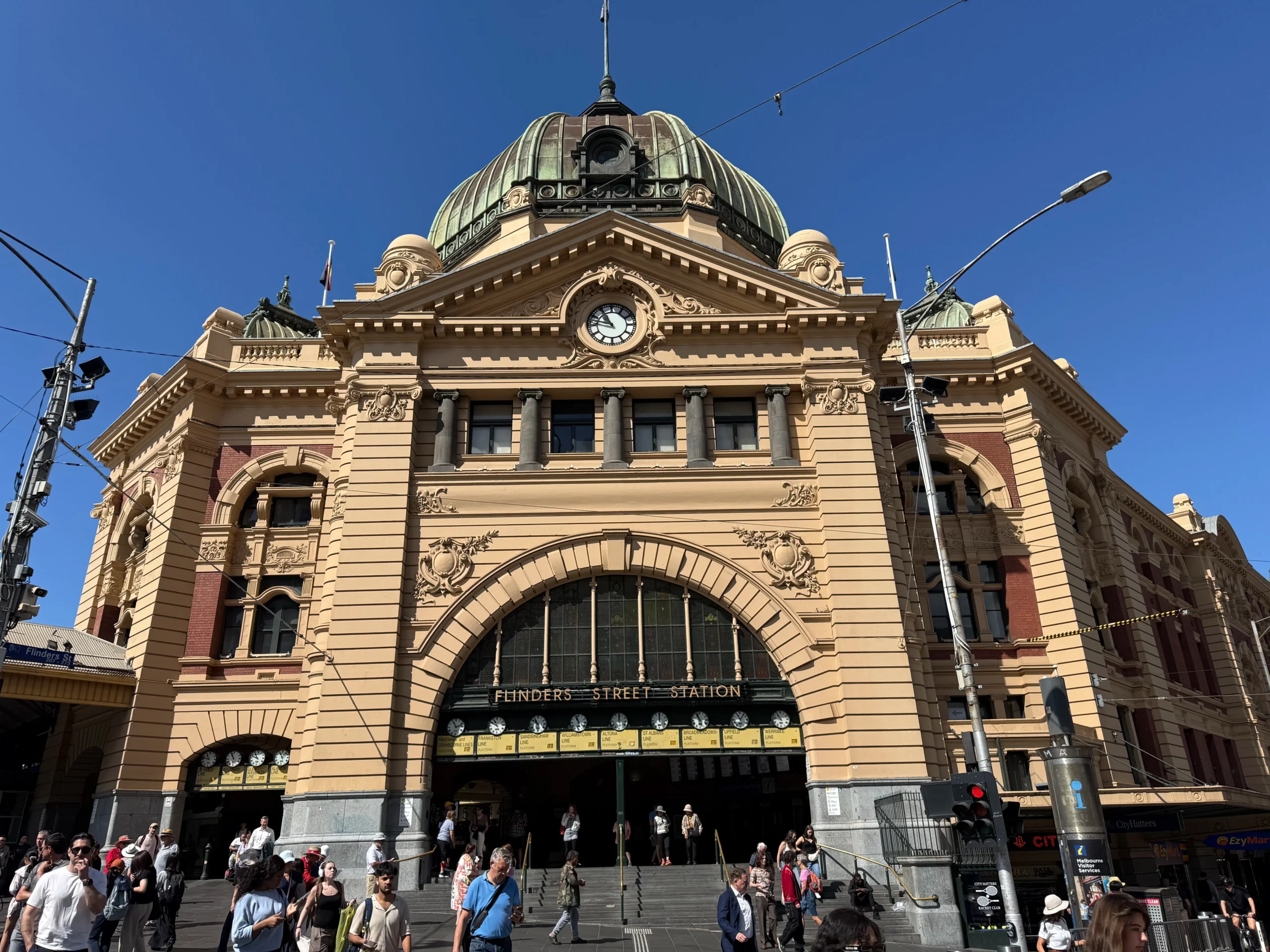flinders-station Fachada de Flinders Station