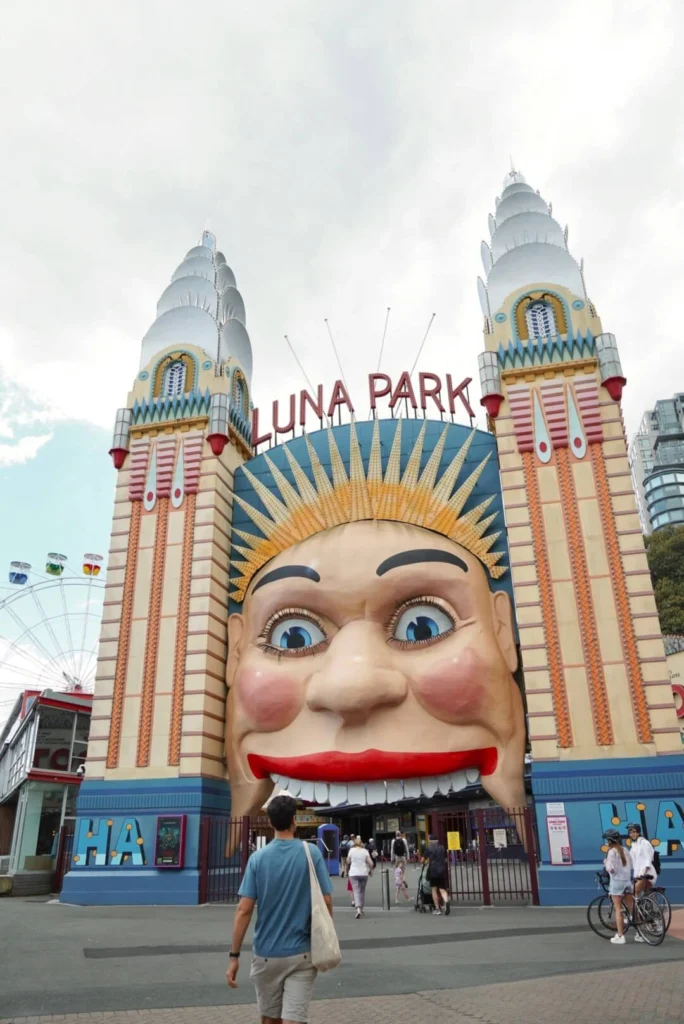 luna-park-entrada Entrada al Luna Park Sídney