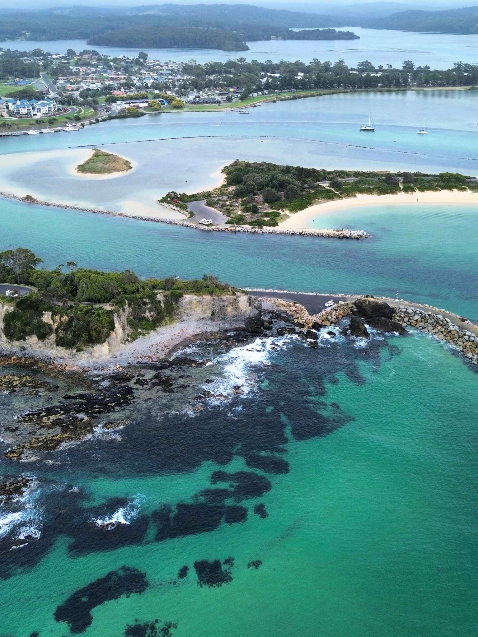 narooma-ruta-australia vista aerea de Narooma