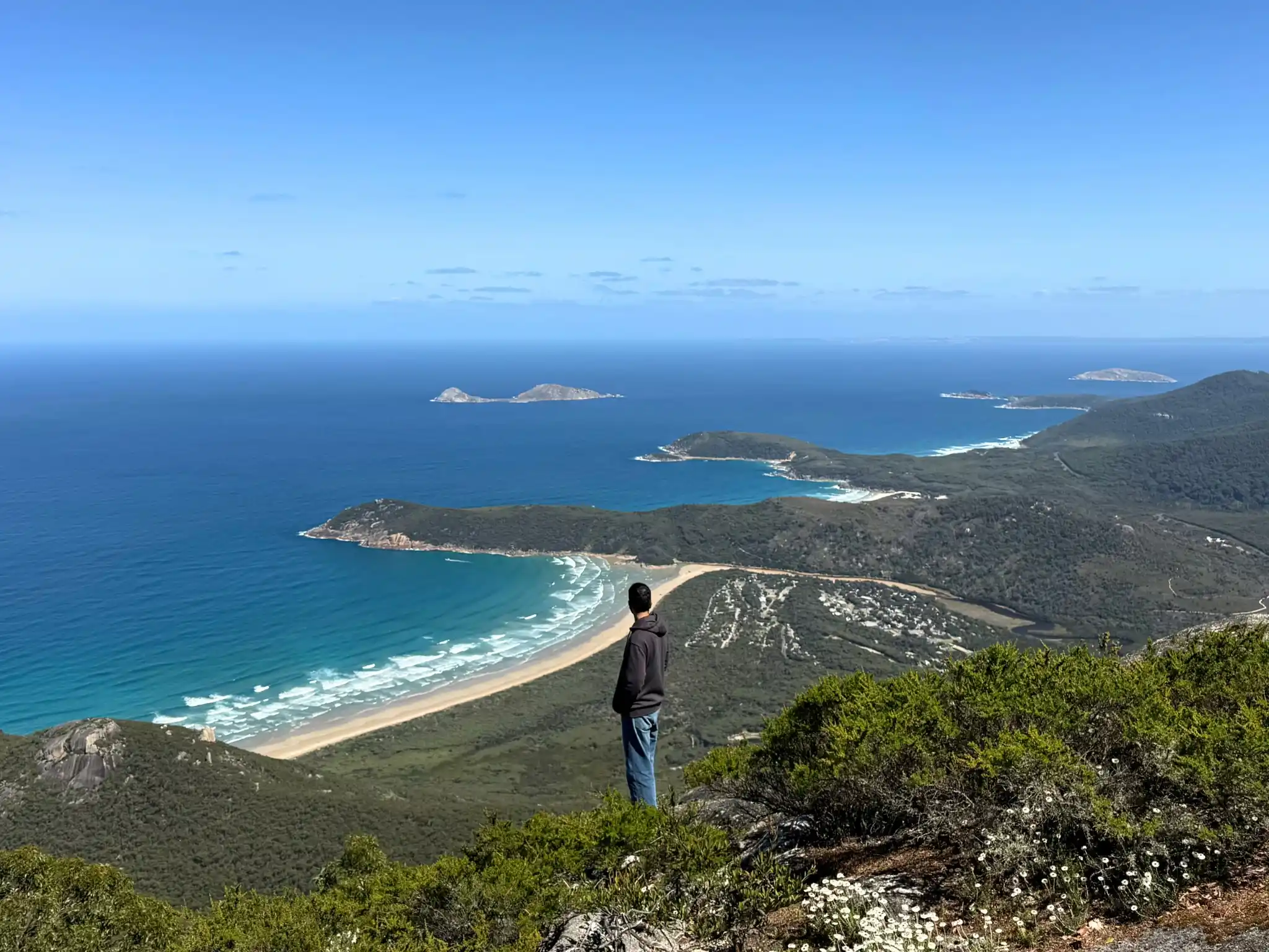 Pau en el mirador de Wilson's promontory