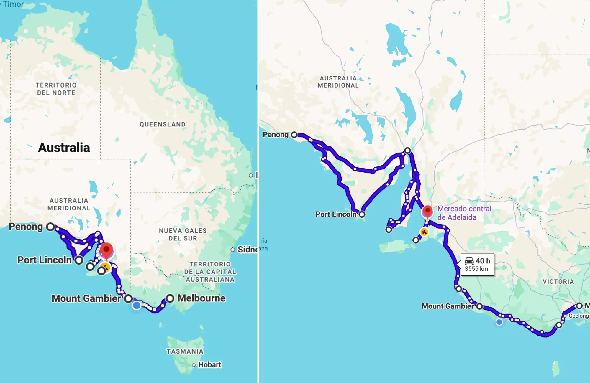 roadtrip-vistoria-south-australia de Melbourne a South Australia ruta completa