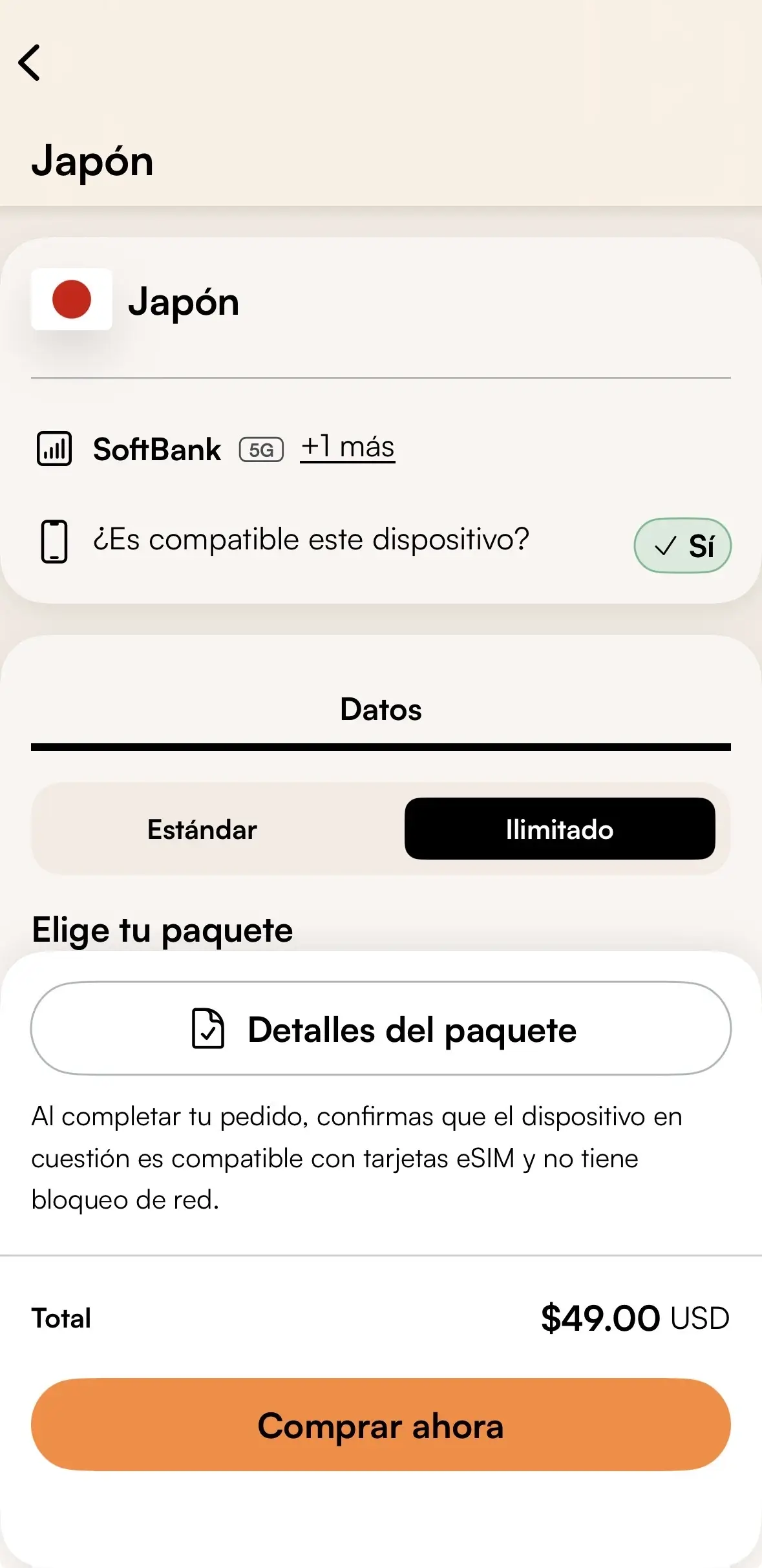 app-airalo Captura App Airalo