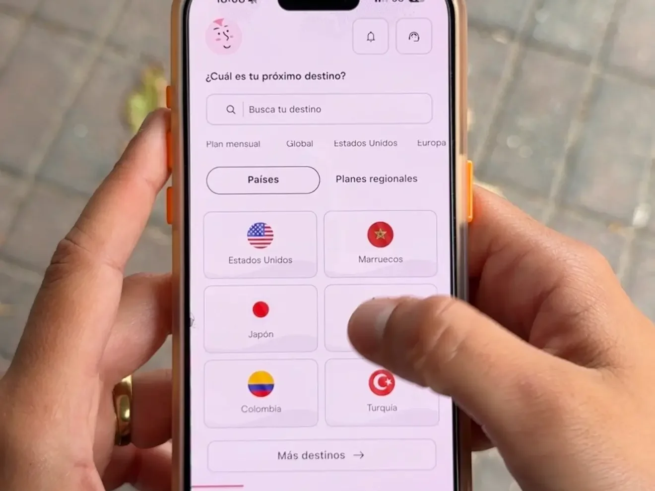 usando-esim-holafly Captura de la app Holafly